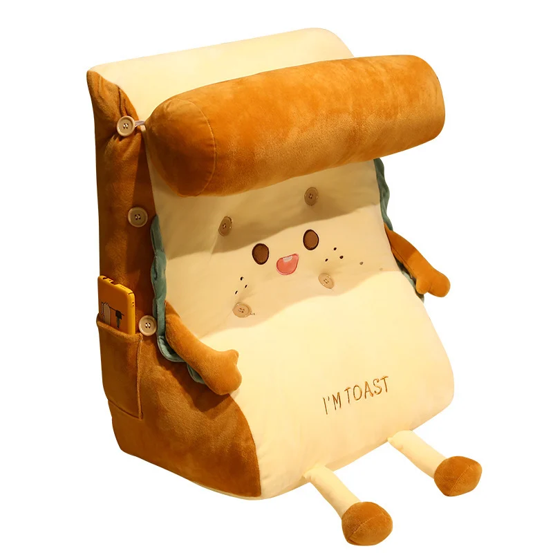 1615361995877.webp 2 Faces Toast Bread Bedside Comfy Cushion Pillow