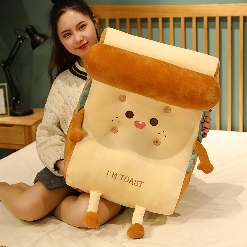 1615361995973.webp 2 Faces Toast Bread Bedside Comfy Cushion Pillow