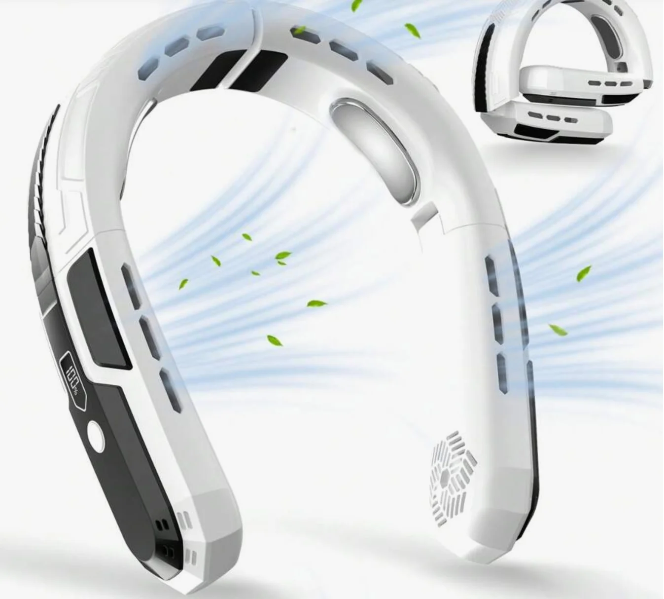 Screenshot_3-7-2025_15559_us.shein.com 360°Cooling Neck Fan Portable Rechargeable With 6000mAh Battery Operated with 3 Speed