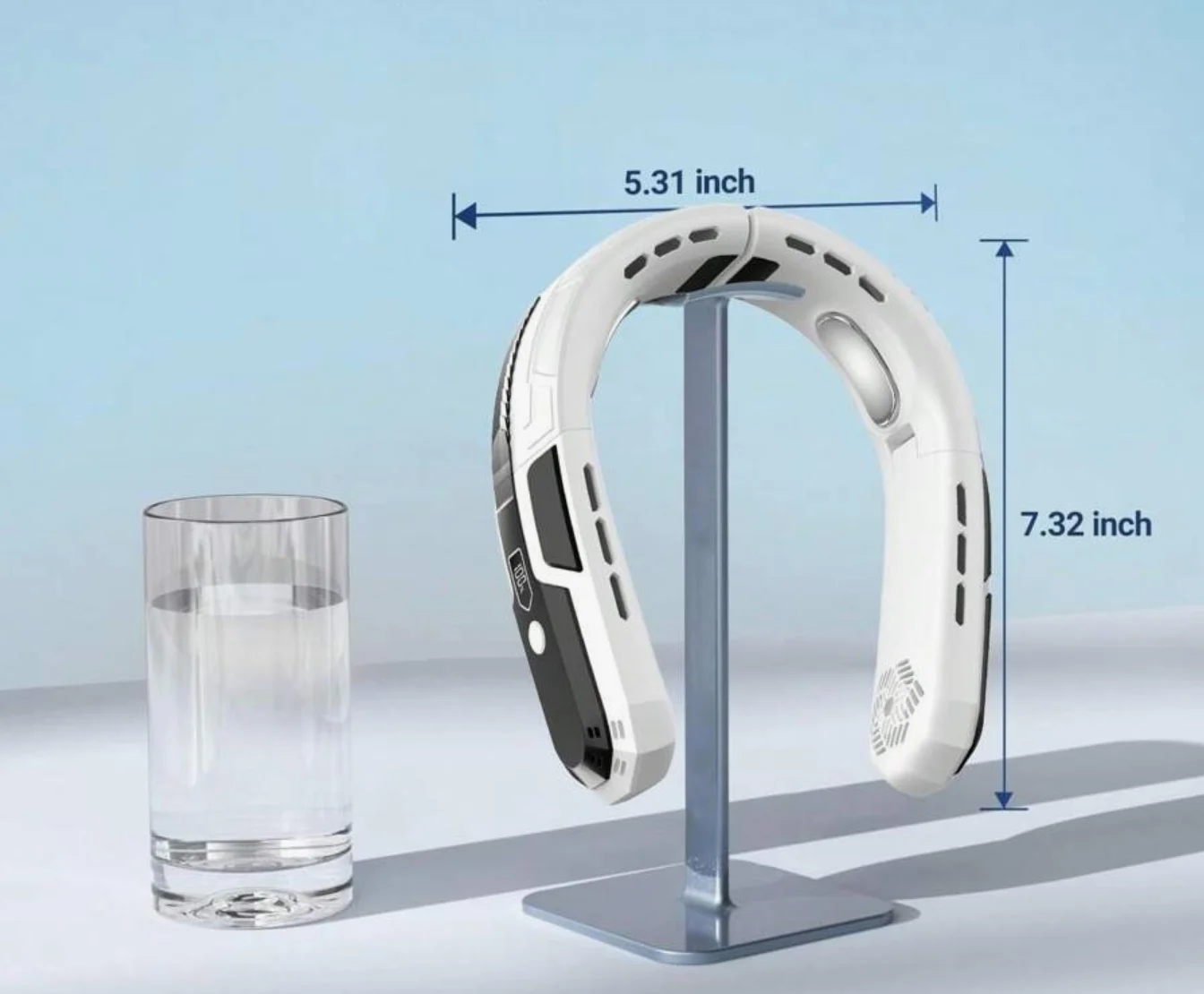 Screenshot_3-7-2025_15561_us.shein.com 360°Cooling Neck Fan Portable Rechargeable With 6000mAh Battery Operated with 3 Speed