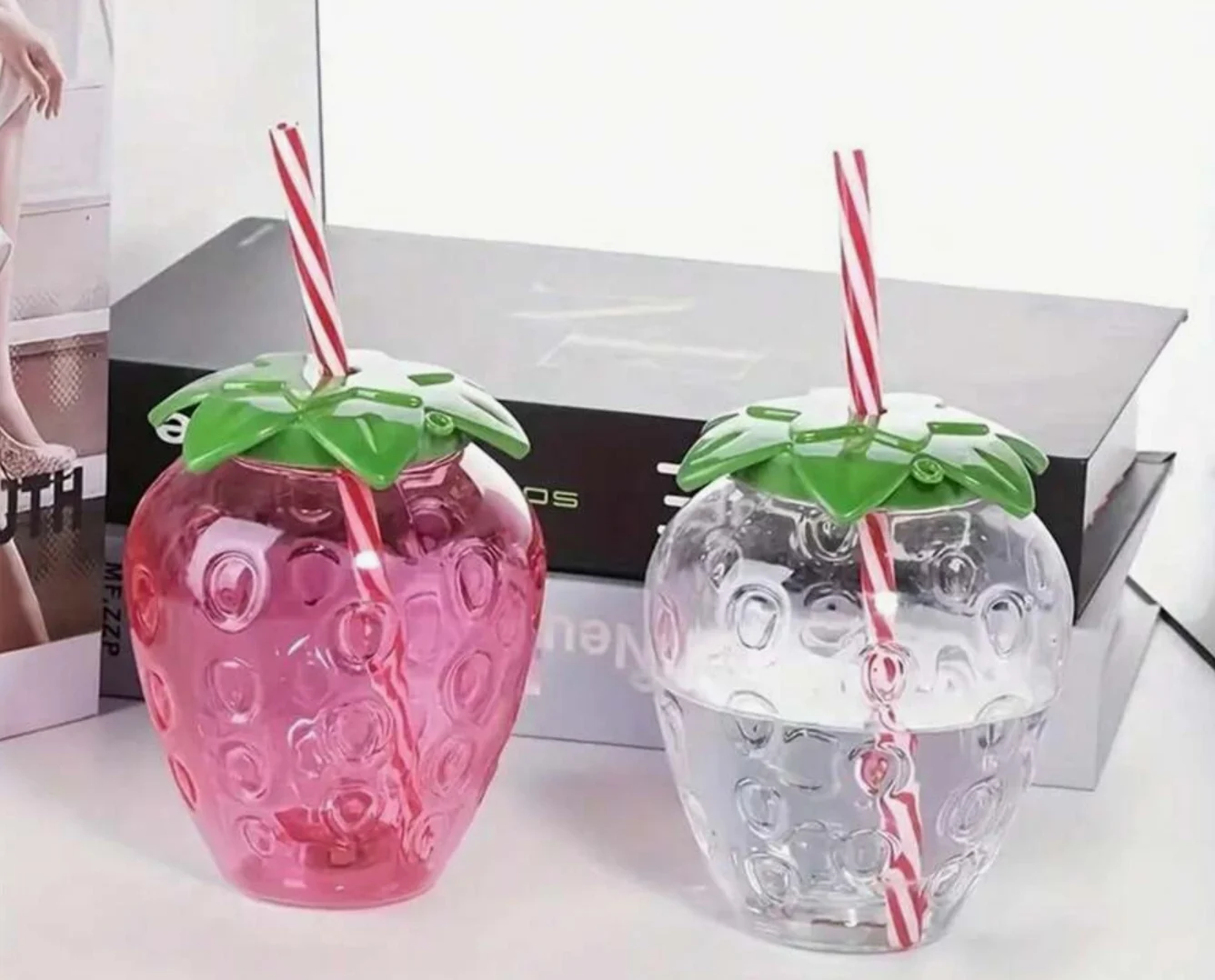 Screenshot_4-7-2025_165421_us.shein.com 🍓1 Pc Kawaii Strawberry Tumbler With Lid And Straw