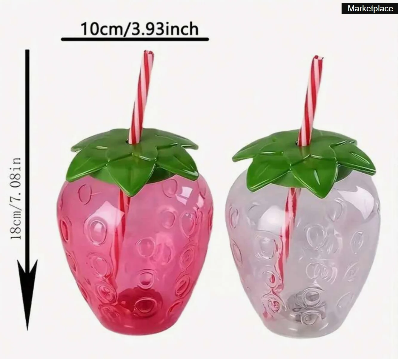 Screenshot_4-7-2025_16556_us.shein.com 🍓1 Pc Kawaii Strawberry Tumbler With Lid And Straw